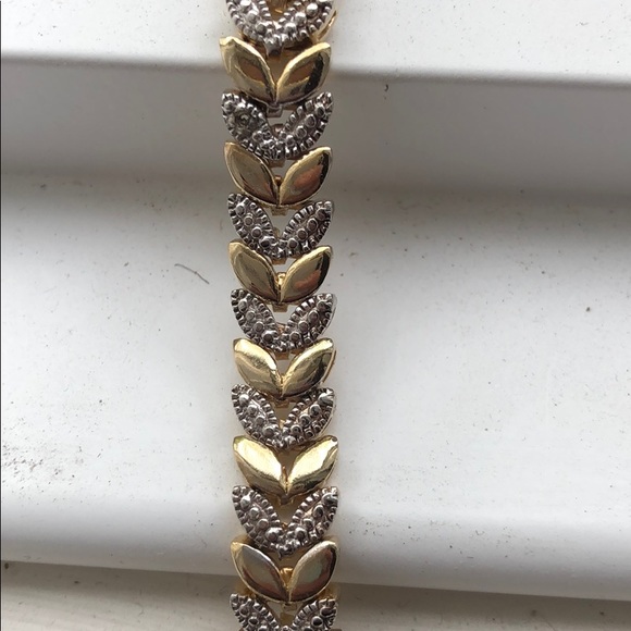 Gold plated silver bracelet - Picture 4 of 4